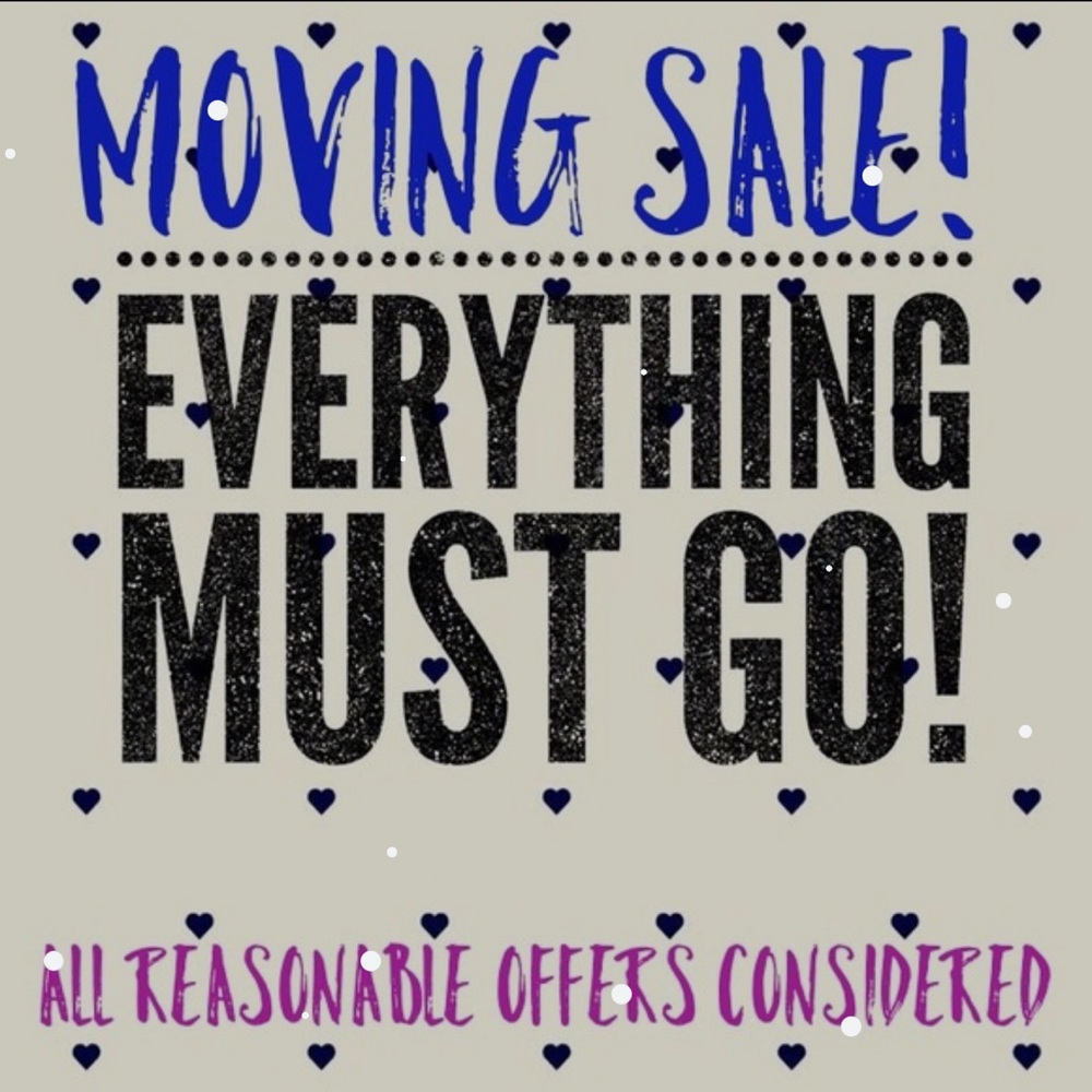 Moving Sale. Need to clear out closet. Everything has been marked down.  🌺 🌺